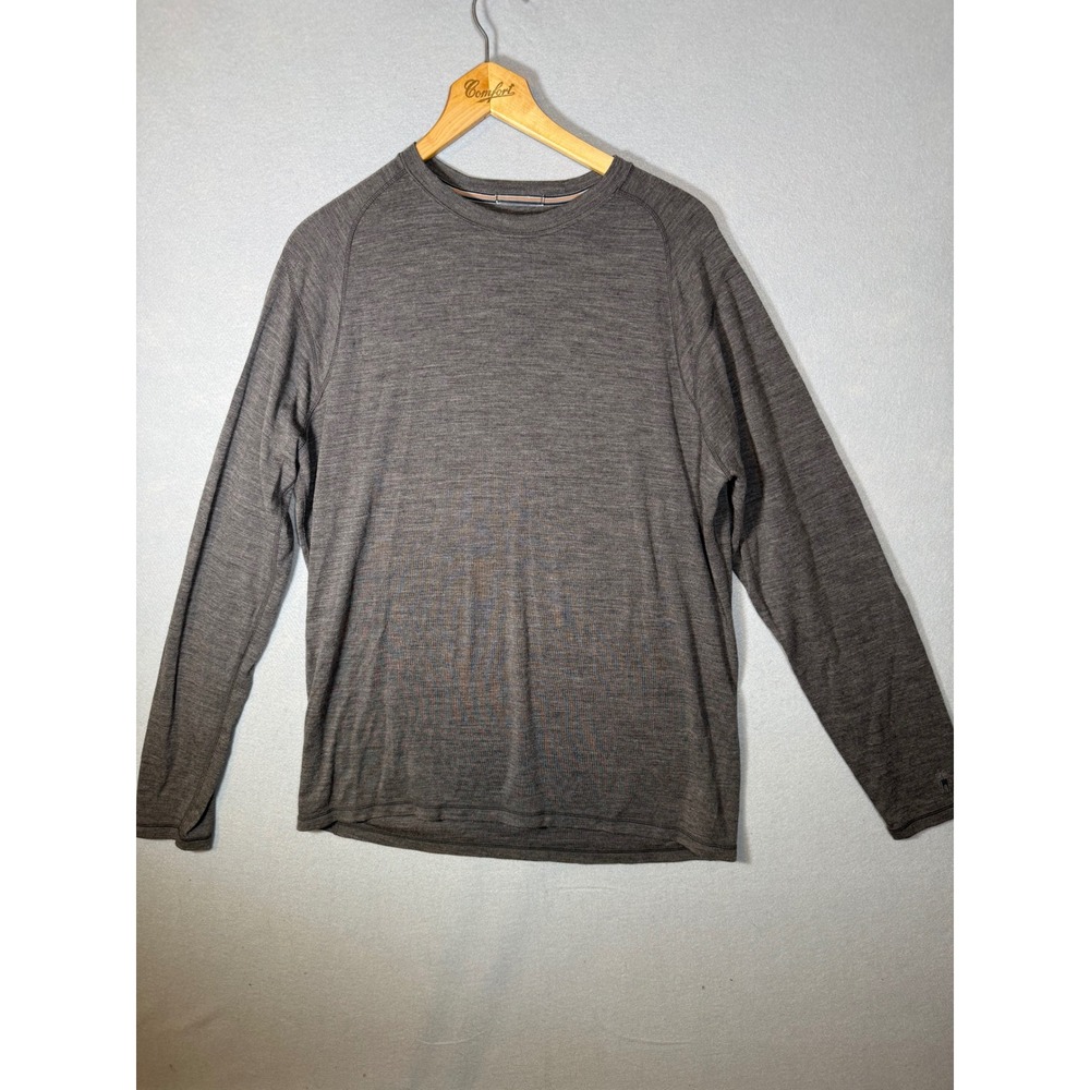 Smartwool Mens XL Merino 150 Base Layer Long Sleeve Shirt Gray SW0SS600